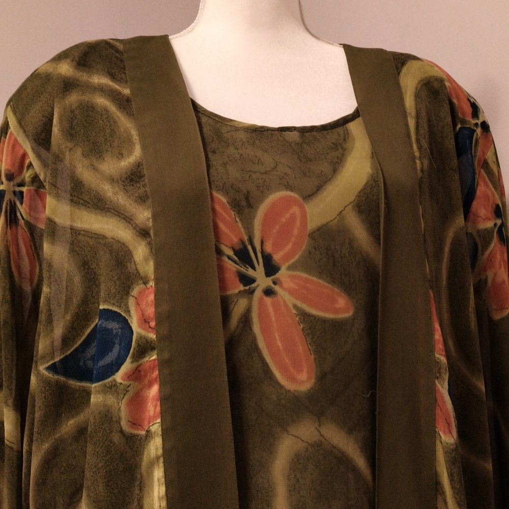 KAKTUS TANK & CARDIGAN SET